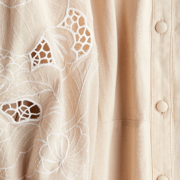 H&M Dress Embroidered Sleeves - Picture 7 of 7